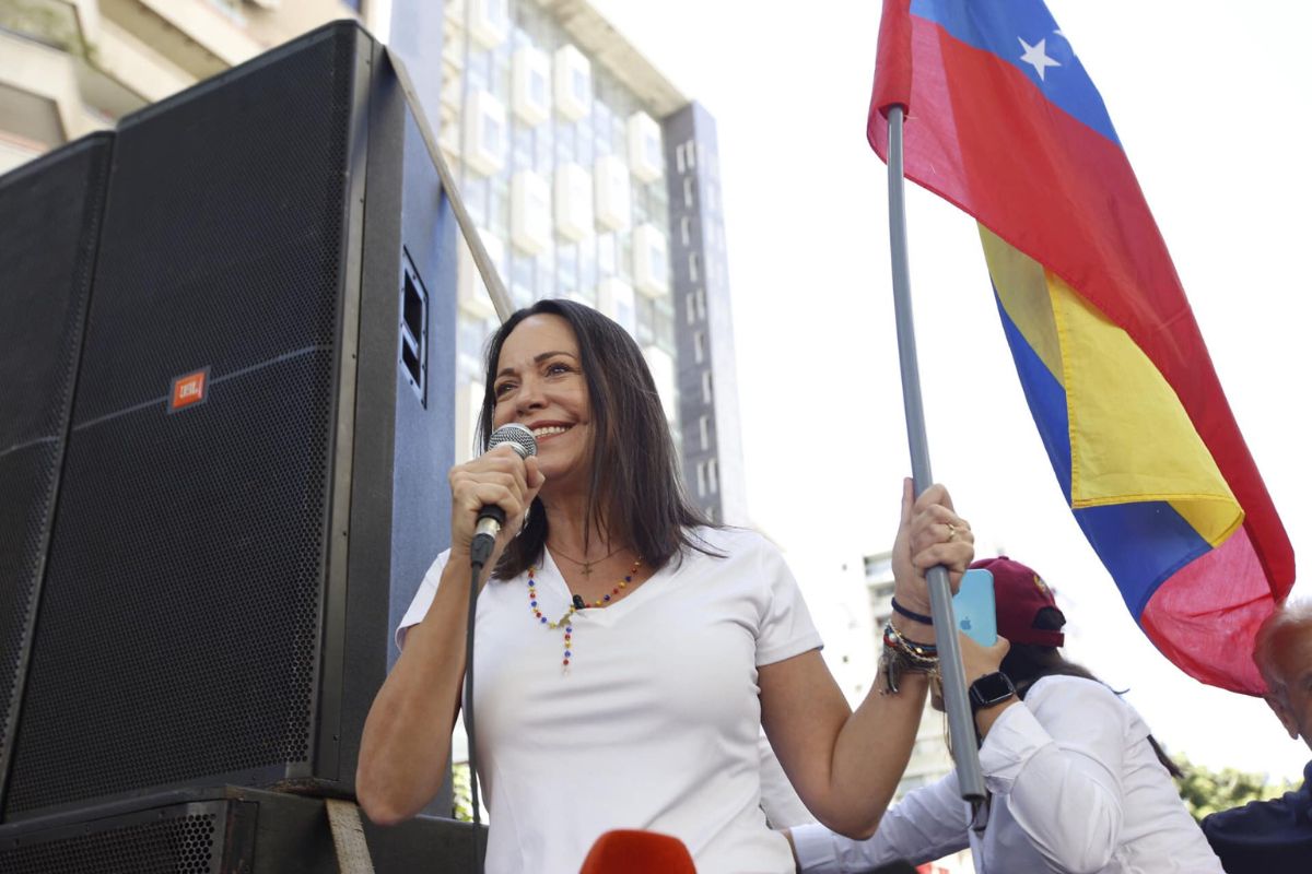 María Corina Machado acusa governo Maduro de se sustentar com atividades ilegais