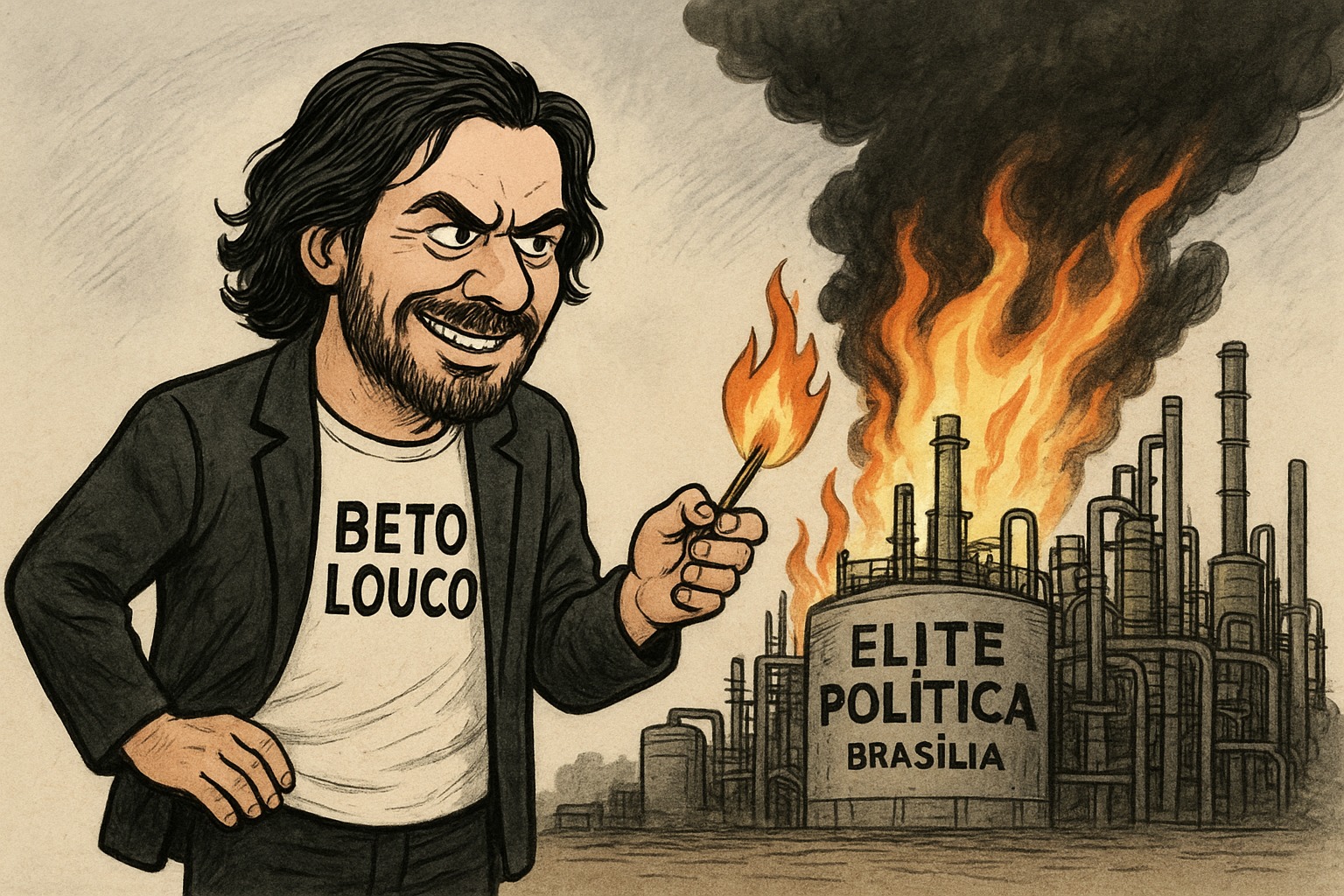 Beto Louco estremece mundo político