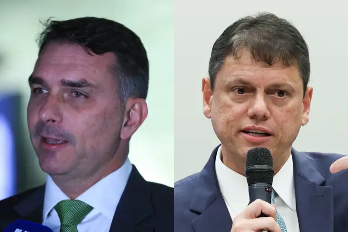 Tarcísio teve reação positiva à pré-candidatura de Flávio Bolsonaro e pode ser essencial nas eleições