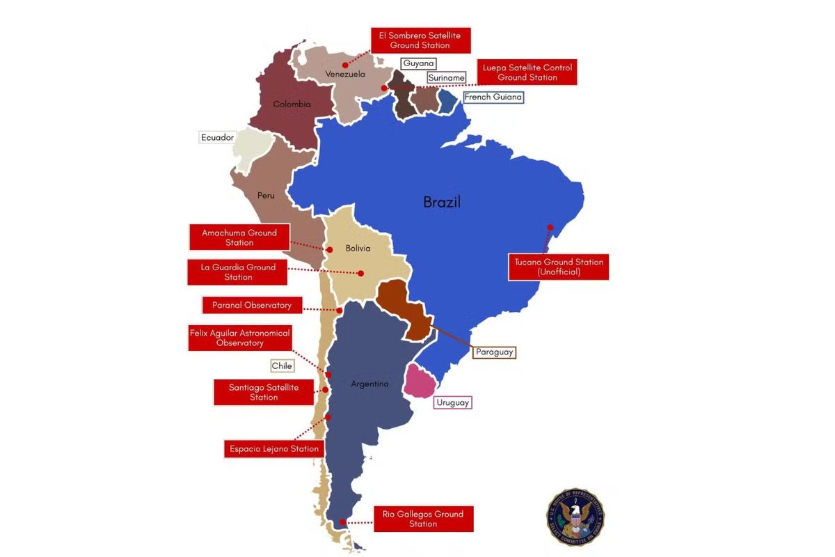 EUA acusam Brasil de abrigar base espacial chinesa, aponta relatório do Congresso