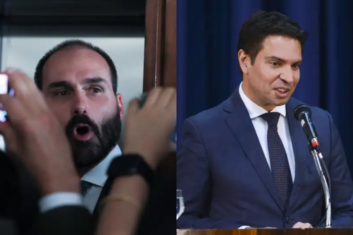 Hugo Motta aprova cassação do mandato de Eduardo Bolsonaro e Alexandre Ramagem