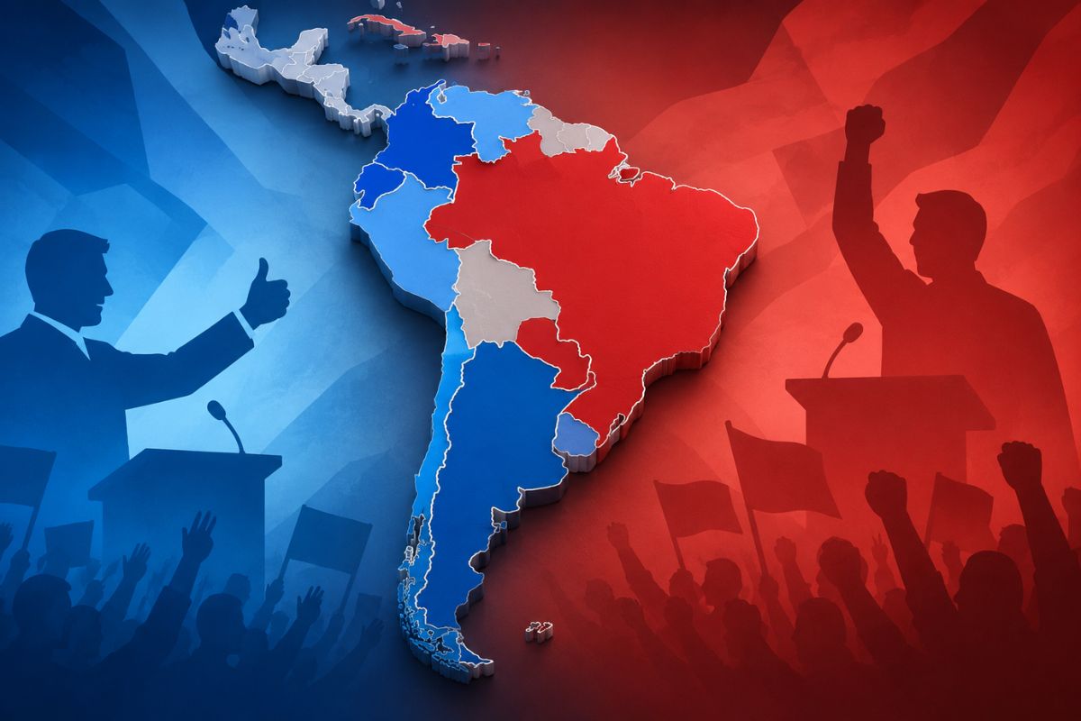 Saiba quais países da América do Sul são governados pela direita e quais estão sob comando da esquerda