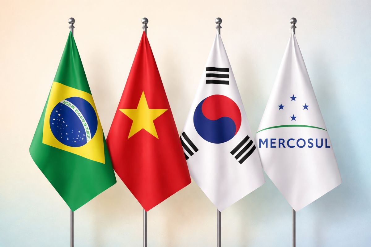 MDIC abre consultas sobre acordos do Mercosul com Coreia do Sul e Vietnã e mobiliza setor produtivo