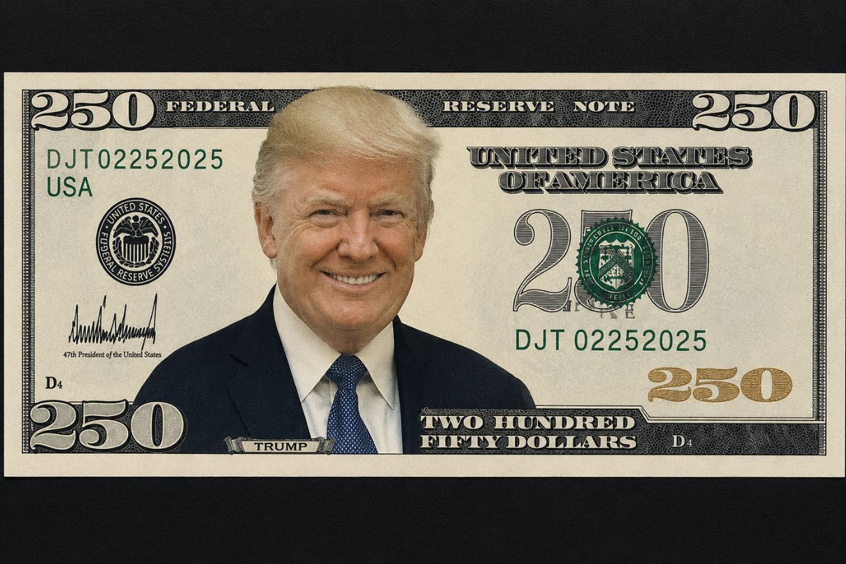 Trump estampará nota de US$ 250?