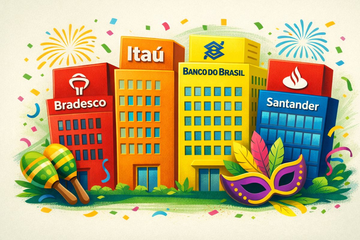 Bancos abrem no Carnaval 2026? Veja como funciona o expediente