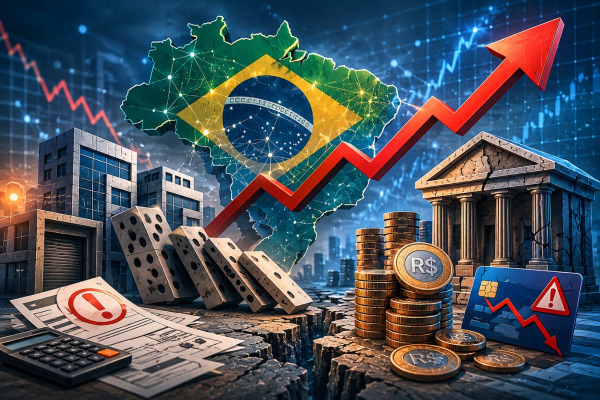 Inadimplência recorde entre empresas pode provocar crise de crédito no Brasil?
