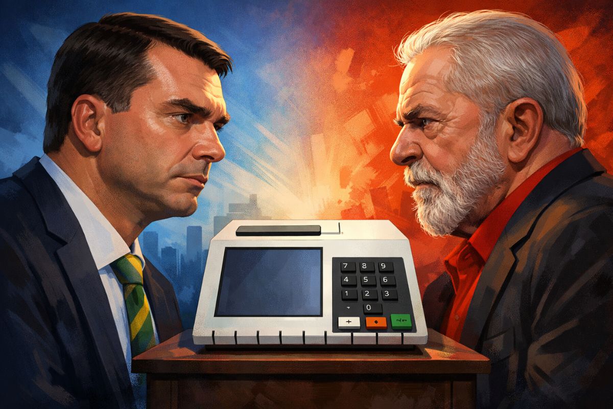 Flávio Bolsonaro marca 37,2% e supera Lula com 35,9% em simulações do 1º turno, aponta pesquisa