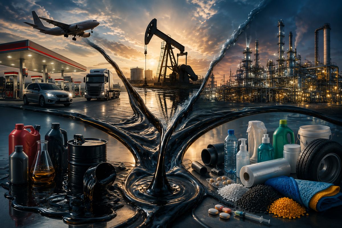 Os tipos de petróleo e seus usos