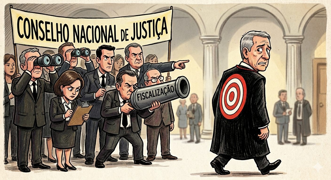 O juiz na mira