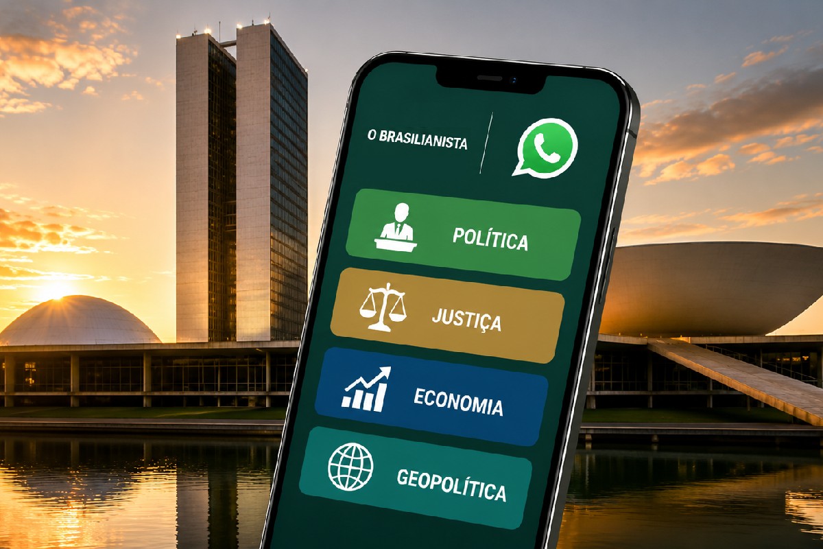 Acompanhe O Brasilianista pelo seu WhatsApp