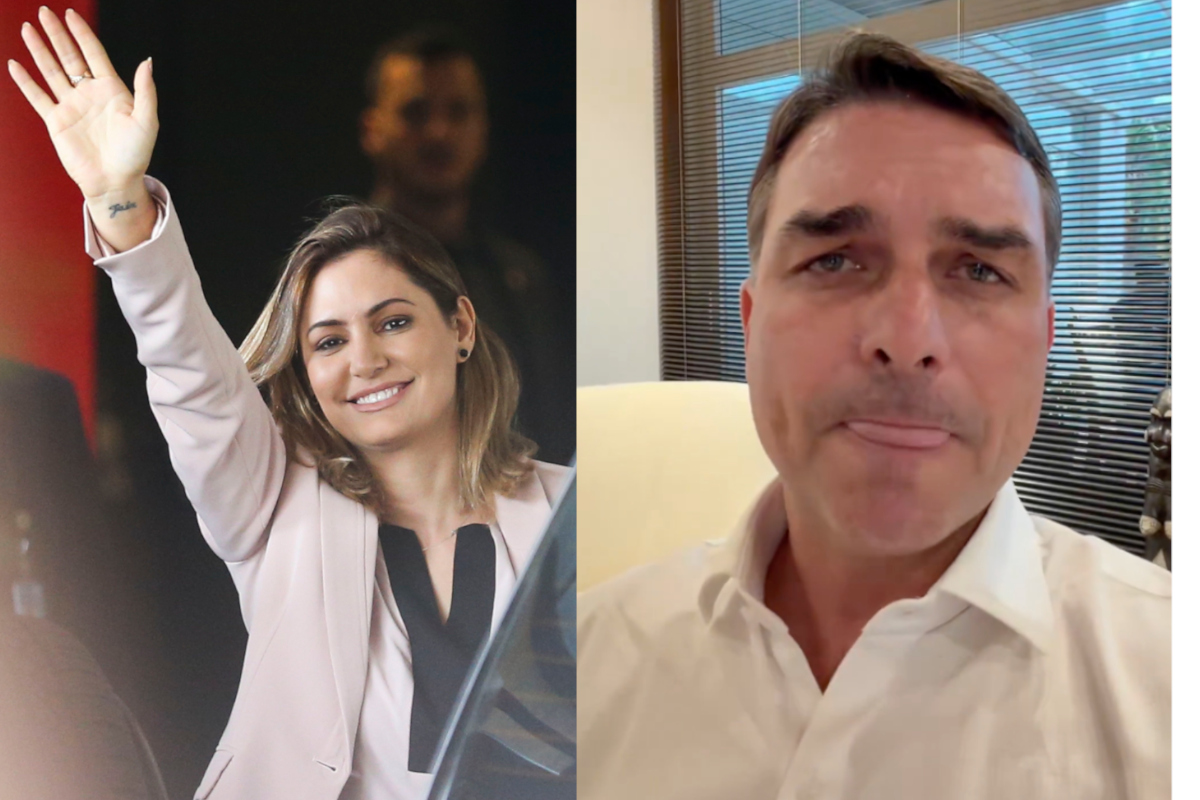 34% dos eleitores acham que Michelle quer substituir Flávio na disputa pela Presidência