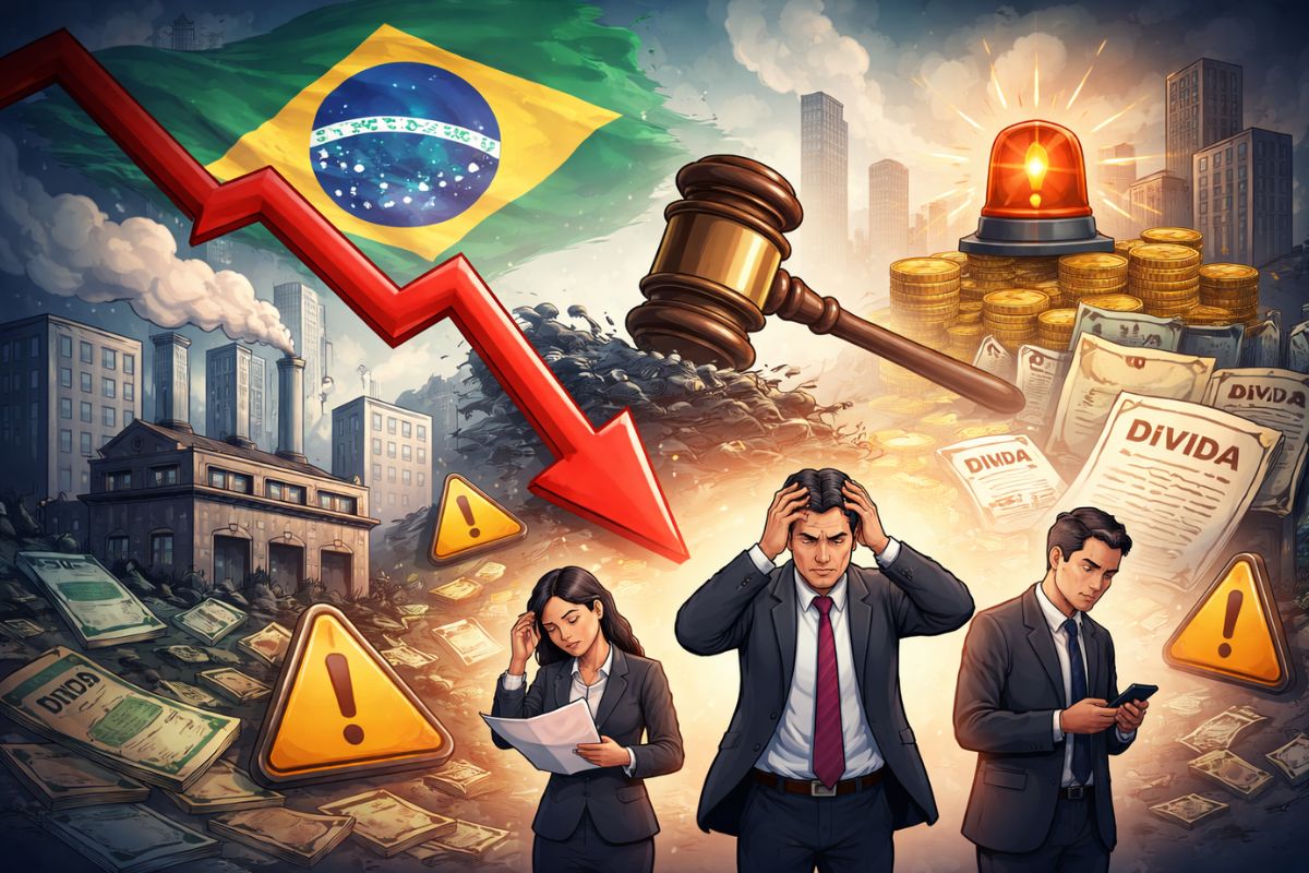 Recuperações judiciais atingem patamar inédito em 2025 e acendem alerta no país