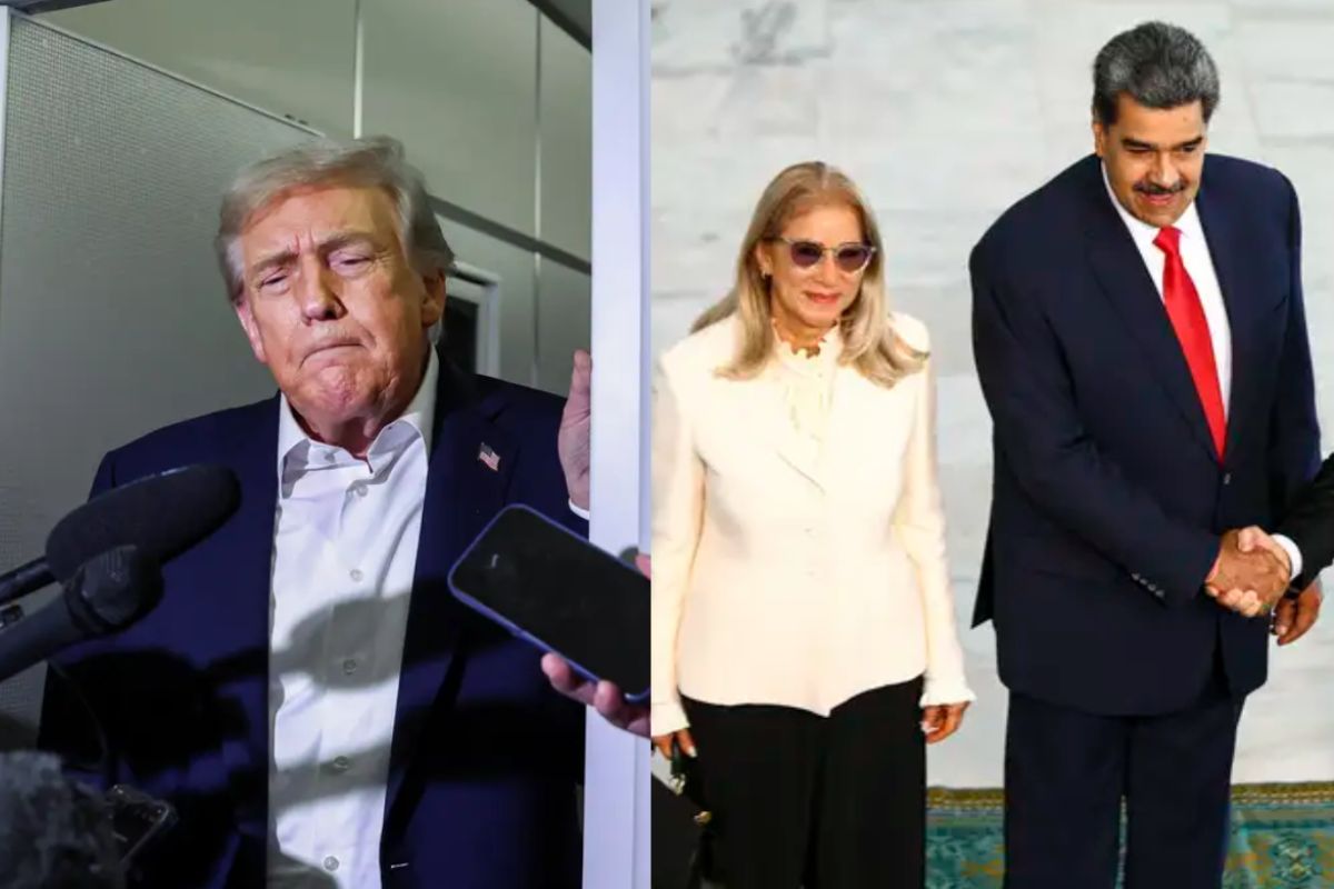 Trump ironiza e diz que casal Maduro gostou do voo