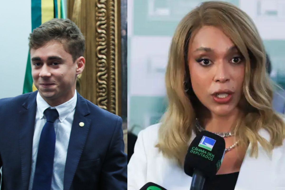 Erika Hilton aciona STF e acusa Nikolas Ferreira de usar celular durante visita a Bolsonaro
