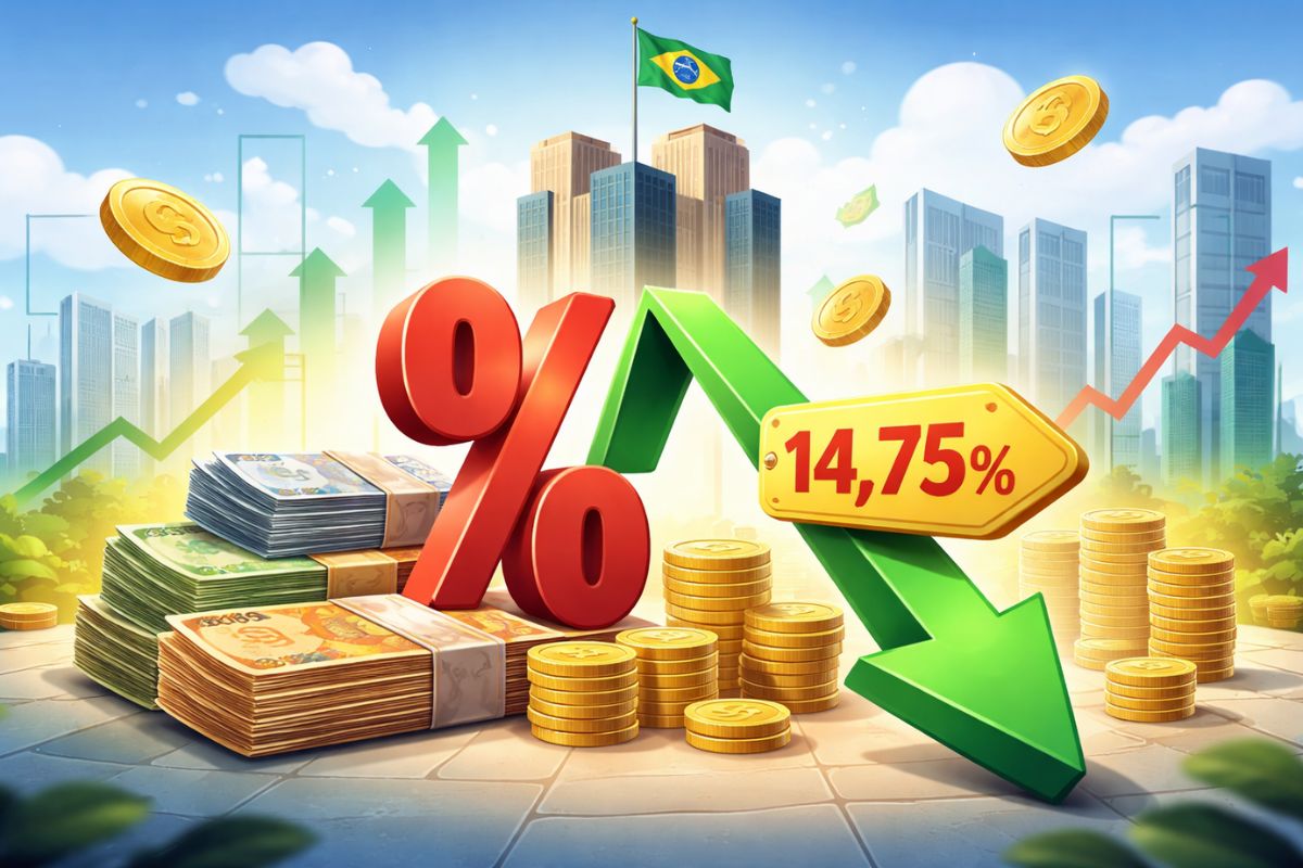 Copom reduz a Selic para 14,75% ao ano; saiba o que muda com a decisão