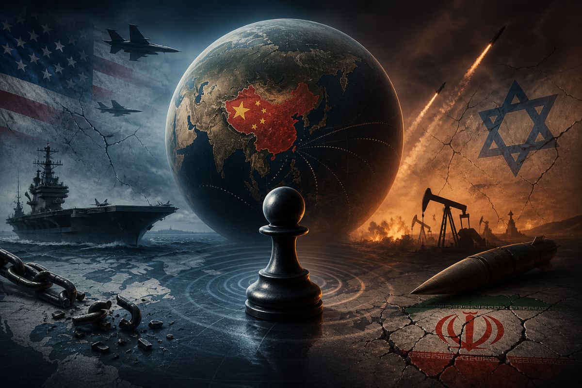 China usa guerra entre EUA, Israel e Irã para testar tecnologia, mapear falhas militares e ampliar vantagem estratégica