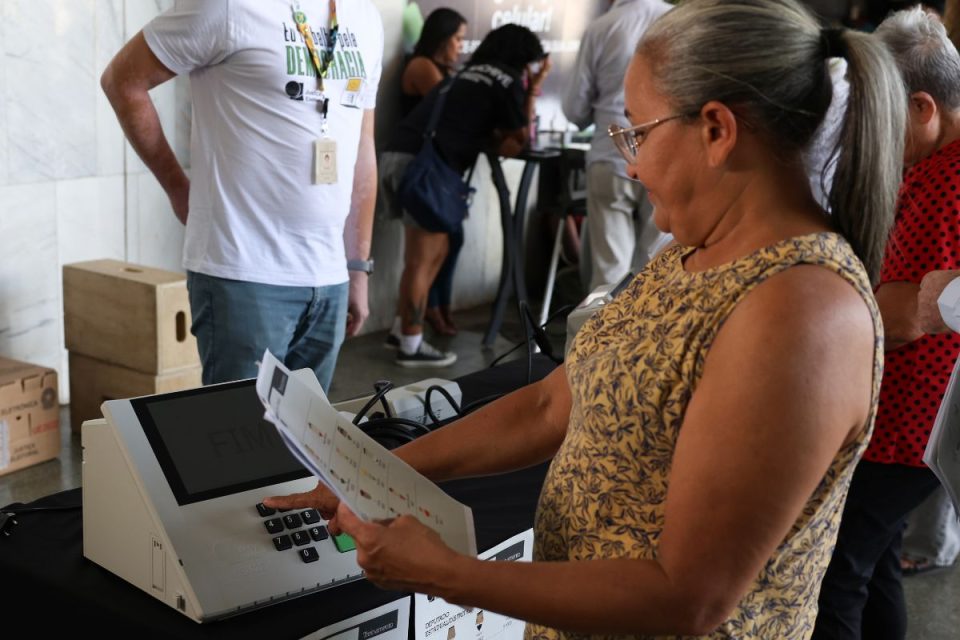 votar na urna