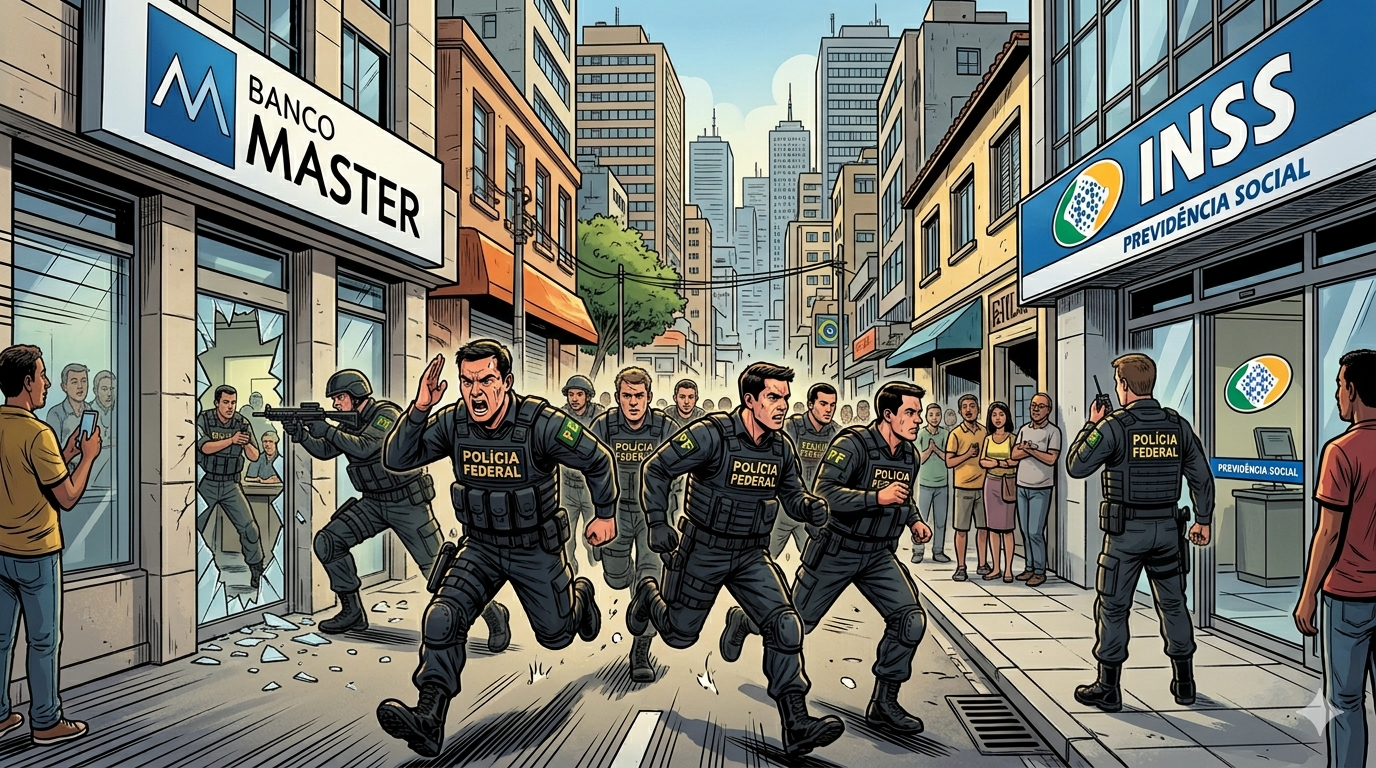Polícia Federal corre com o Caso Master