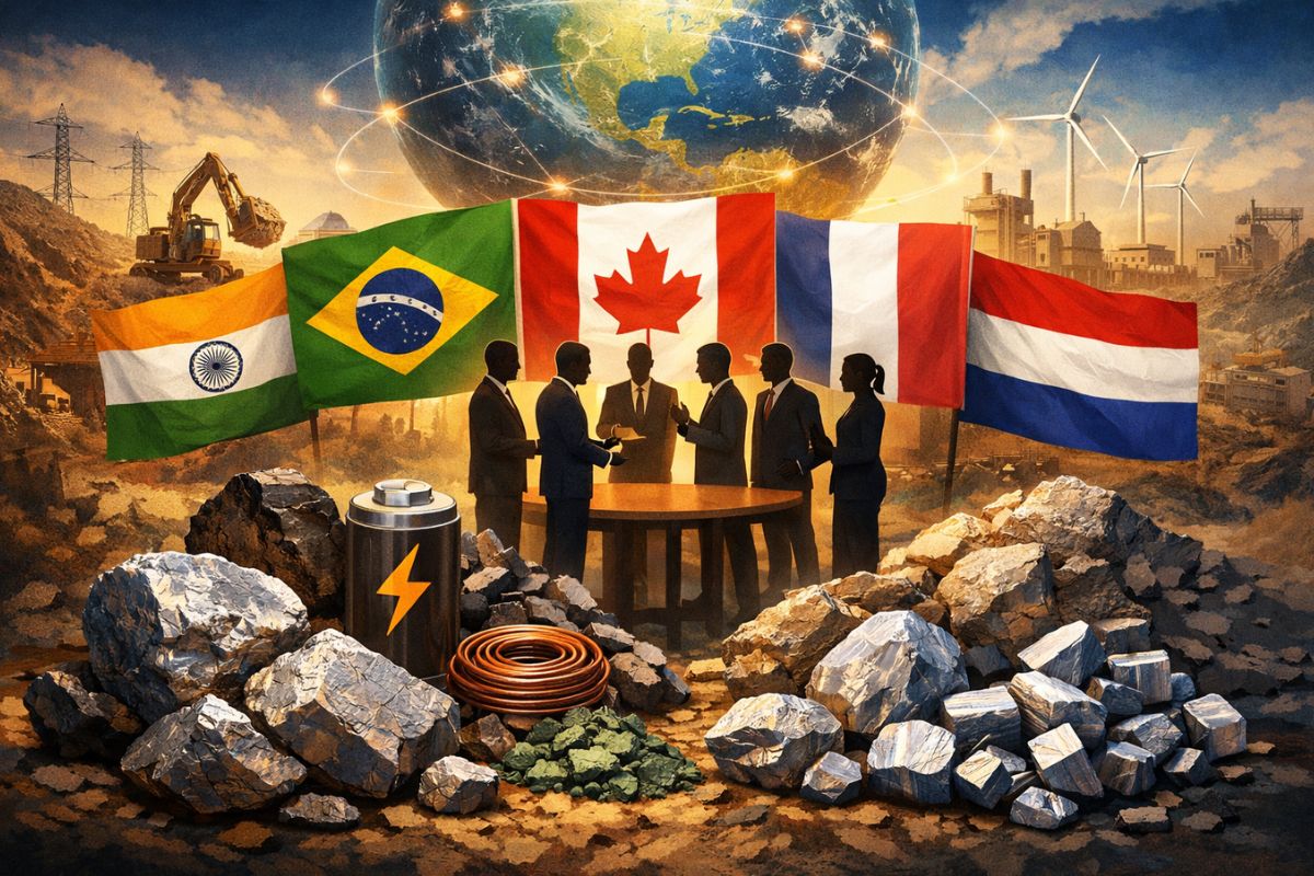 Índia negocia com Brasil, Canadá, França e Holanda acordos estratégicos para minerais críticos