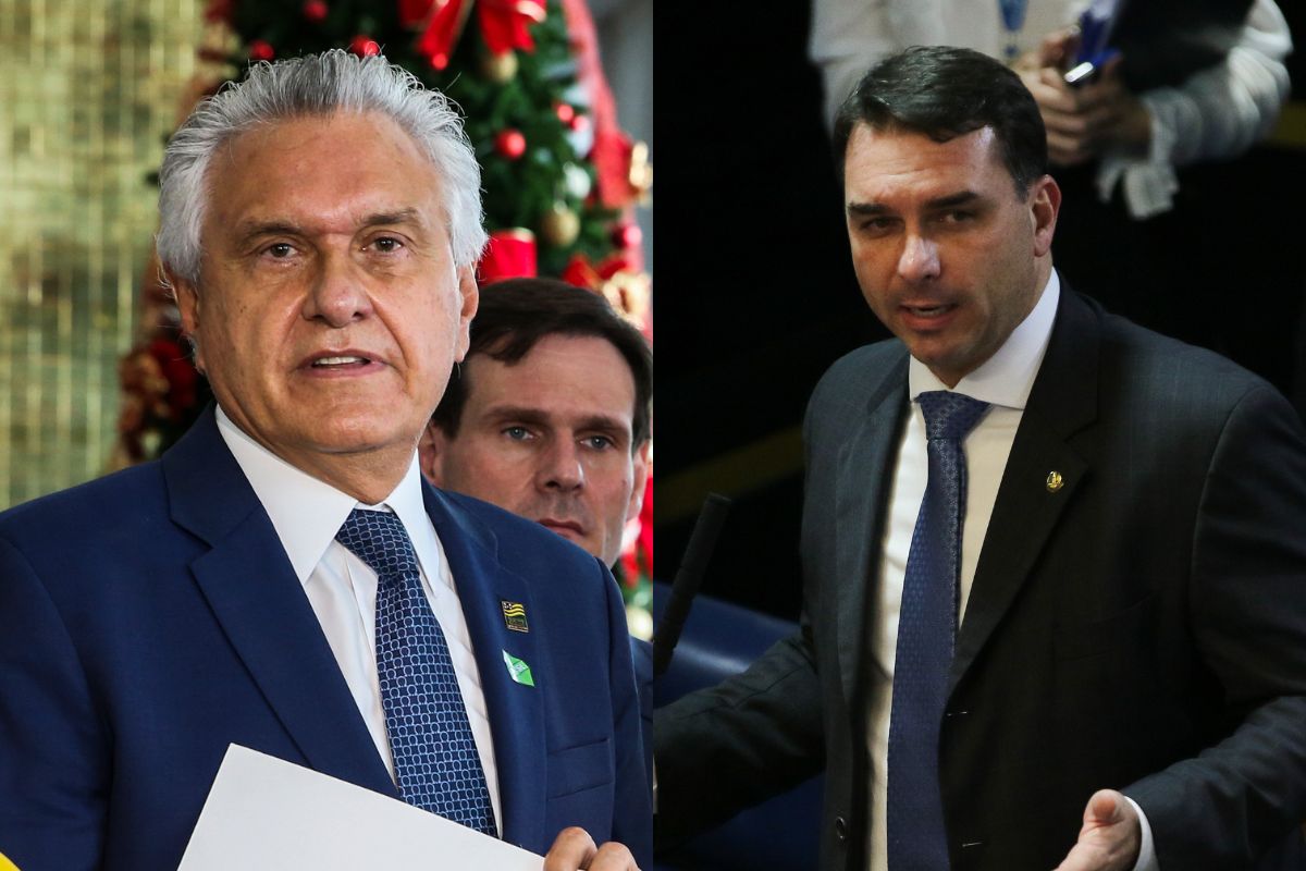 Caiado intensifica críticas a Flávio Bolsonaro em meio a mudanças na pesquisa eleitoral
